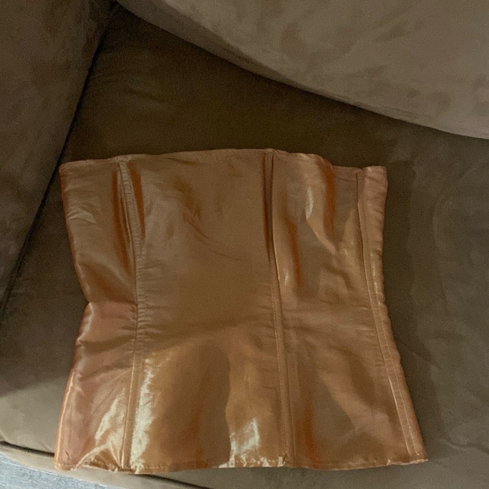 Burnt orange corset size 12